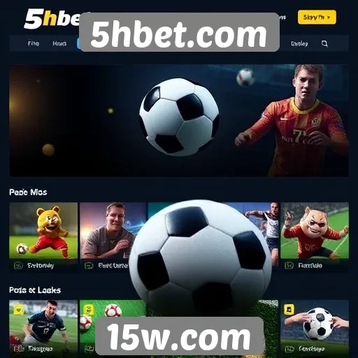 Diversidade de jogos oferecidos no 5hbet