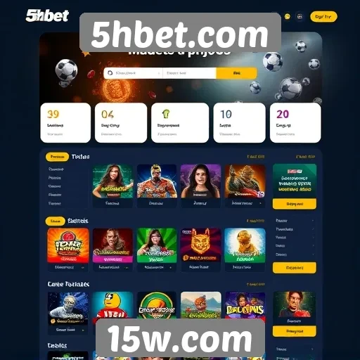 Navegação intuitiva no site 5hbet.com melhora a experiência do jogador